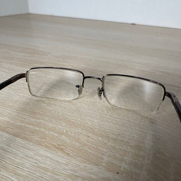 Ray-Ban RB6274 2511 Eyeglasses Half Rim Brown Black Frames Only READ 51-18-145 - Picture 6 of 12